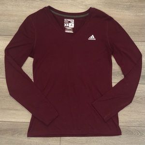 Adidas ultimate tee climalite long sleeve